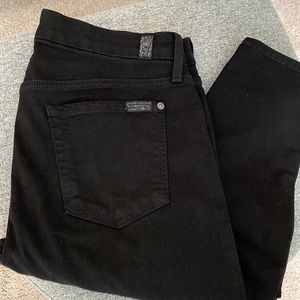7 For All Mankind black jeans